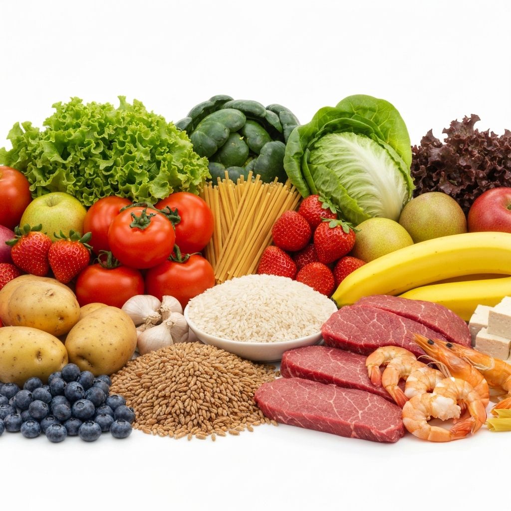 Understanding food groups and choices